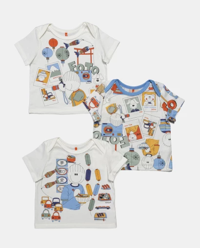 Kit Pagão Masculino Bebê Manga Curta