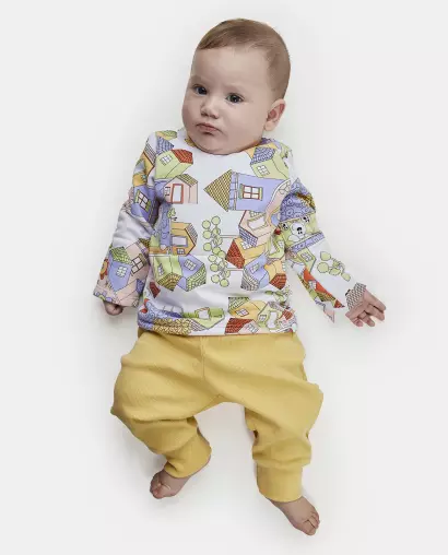 Pijama Feminino Bebe Body Manga Longa Moletinho e Calça Canelada