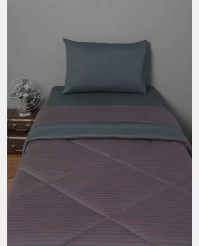 Edredom King Unissex Listrado