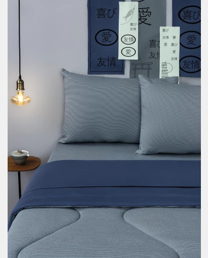 Edredom Queen Listrado