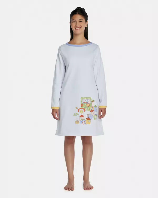 Camisola Feminino Adulto Manga Longa Moletinho