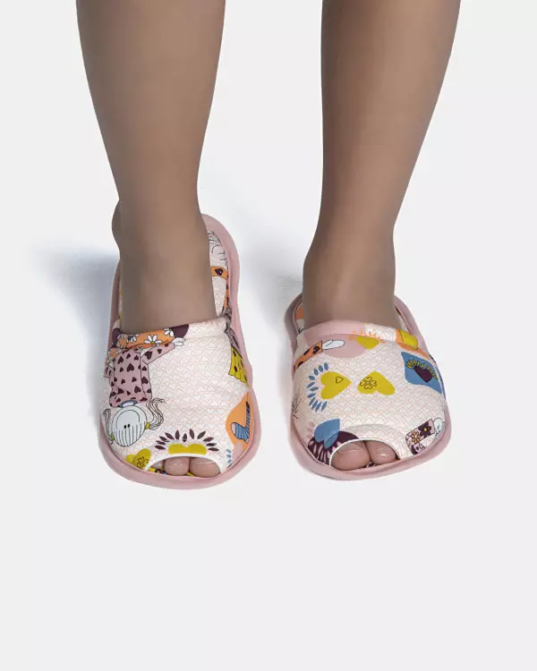 Pantufa Feminina Kids Com Abertura