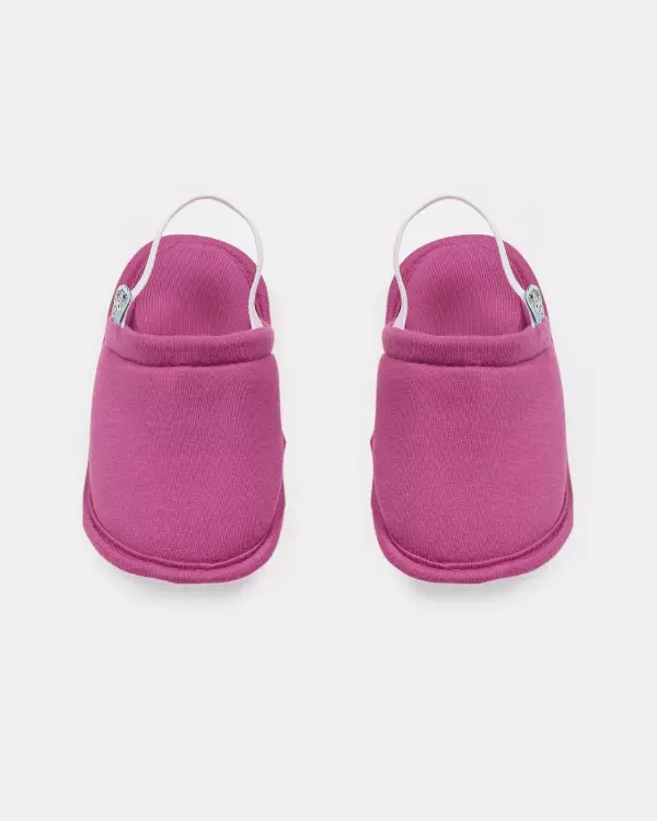 Pantufa Infantil Feminina Fechada 1 a 4 anos Fucsia