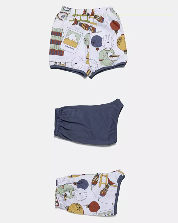 Kit Mijão Masculino Bebê Curto