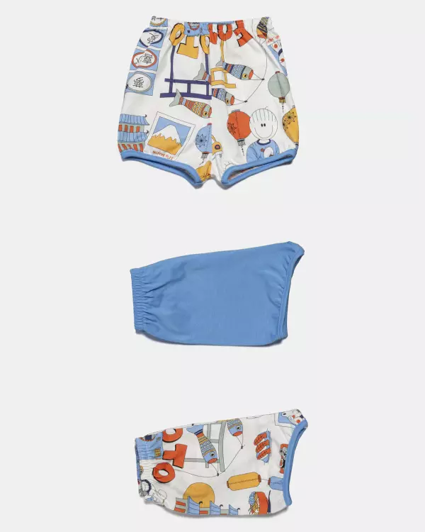 Kit Mijão Masculino Bebê Curto