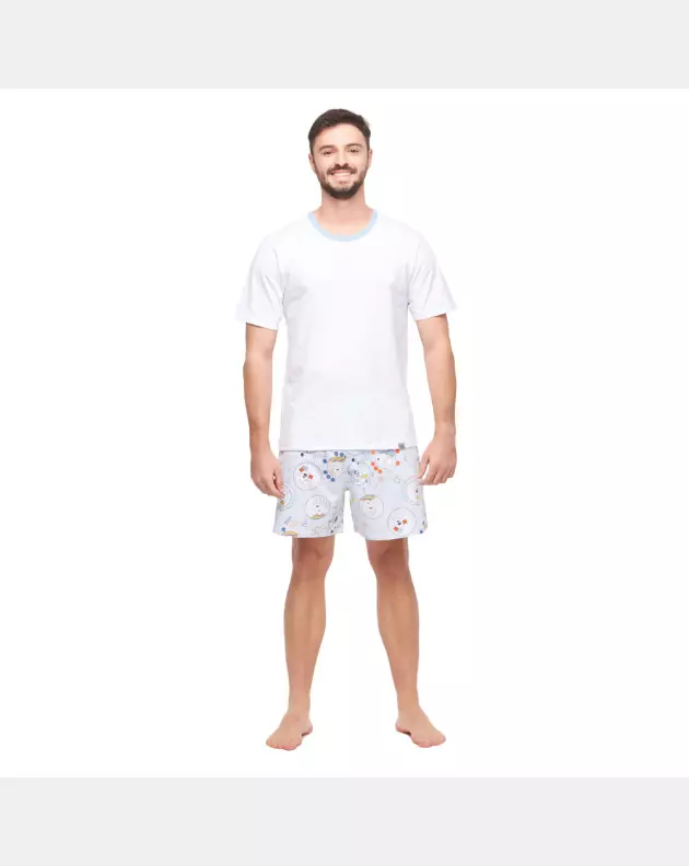 Conjunto Masculino Adulto Manga Curta e Short