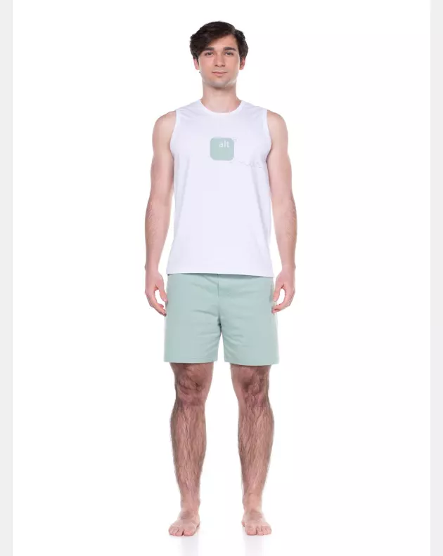 PIJAMA REGATA MACHÃO E SHORT