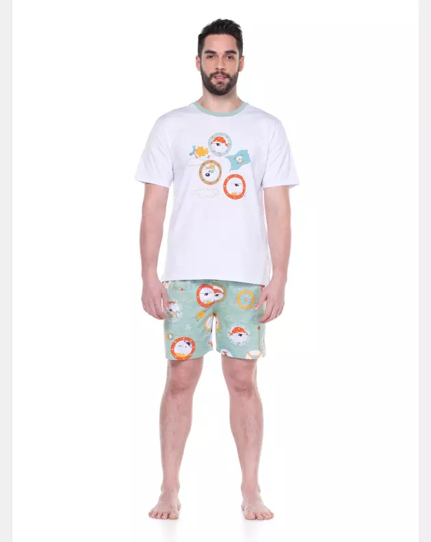 Conjunto Masculino Adulto Manga Curta e Short