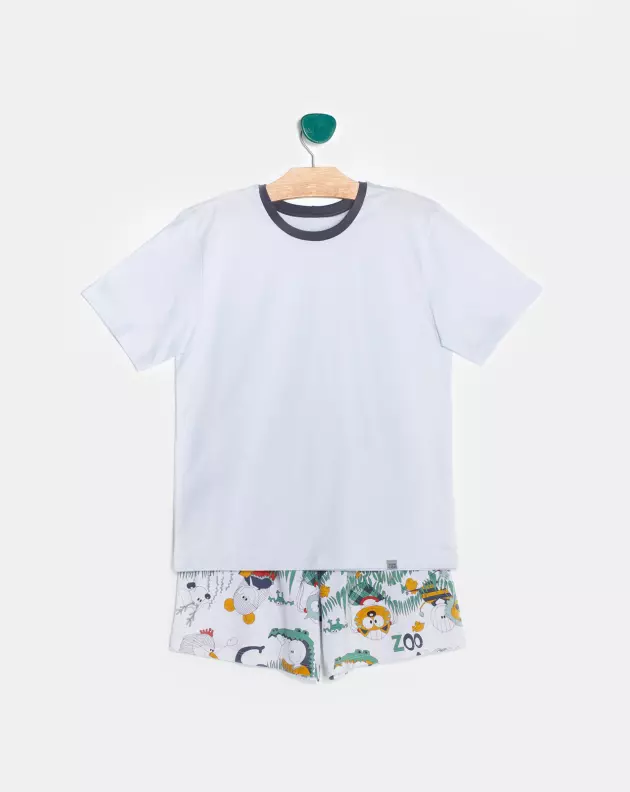 Pijama manga curta e short