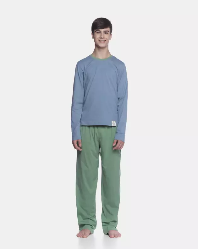 Conjunto Masculino Adulto Manga Longa e Calça