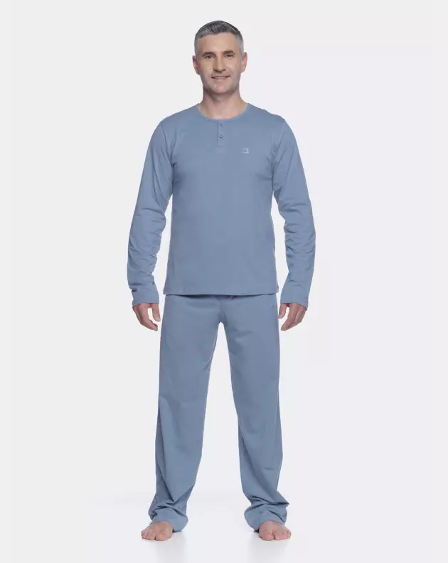 Homewear clássico manga longa e calça          