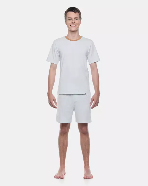 Pijama Manga Curta e Short