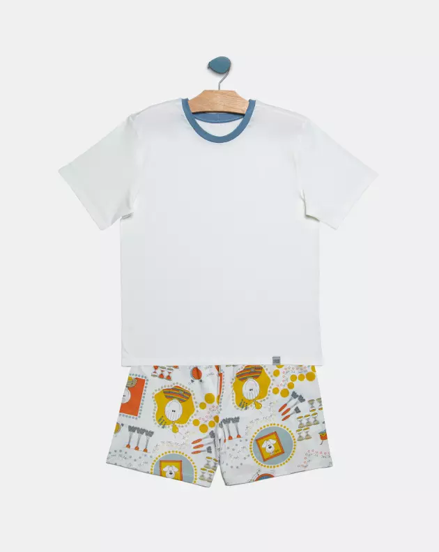 Pijama Manga Curta e Short
