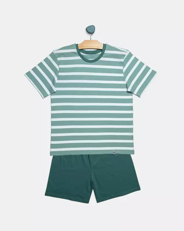 Pijama Manga Curta e Short