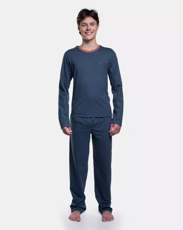 Pijama Manga Longa e Calça