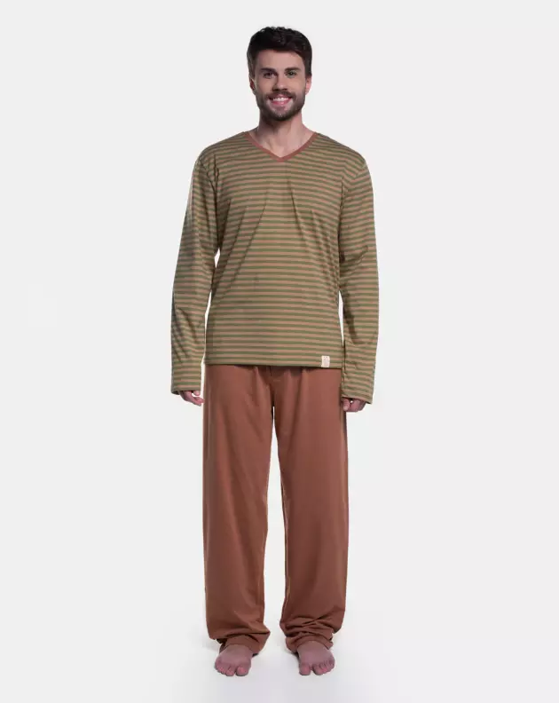 Pijama Manga Longa e Calça