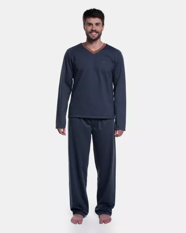 Pijama Manga Longa e Calça