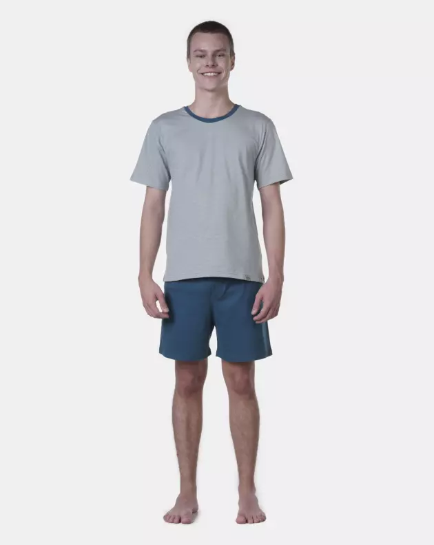 Pijama manga curta e short            