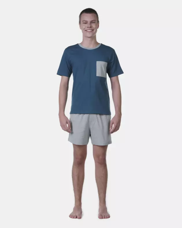 Pijama manga curta e short      