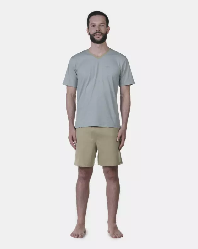 Pijama Masculino Sonhart manga curta e short   