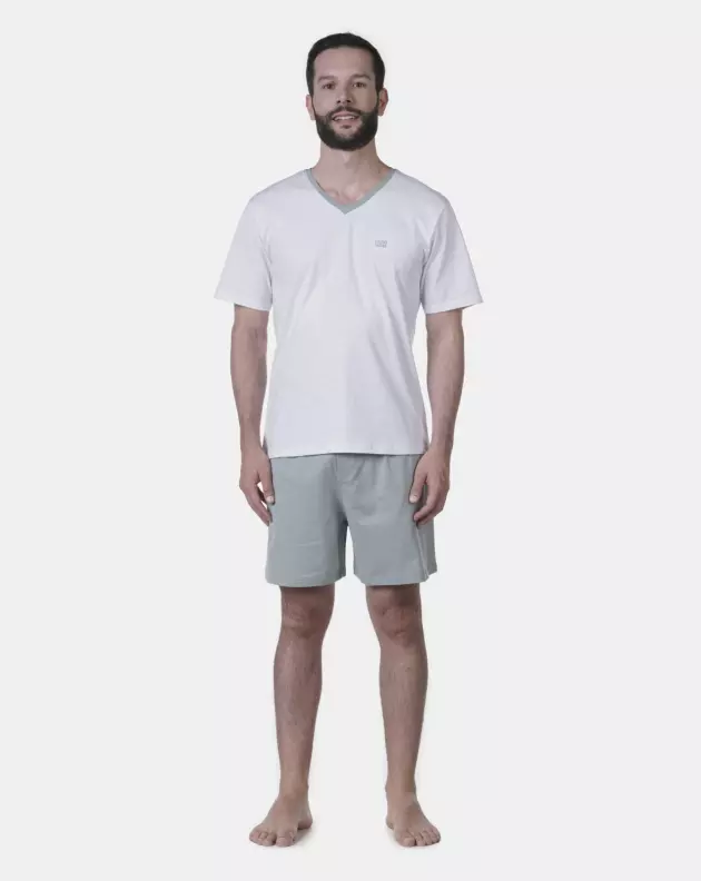 Pijama manga curta e short              