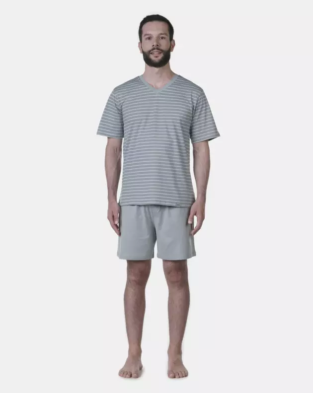 Pijama manga curta e short       