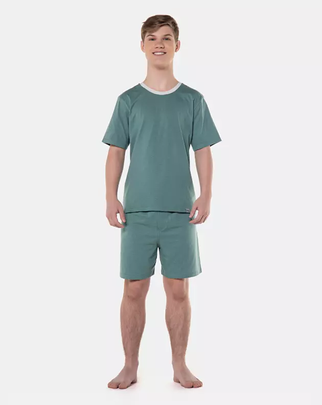 Pijama manga curta e short         