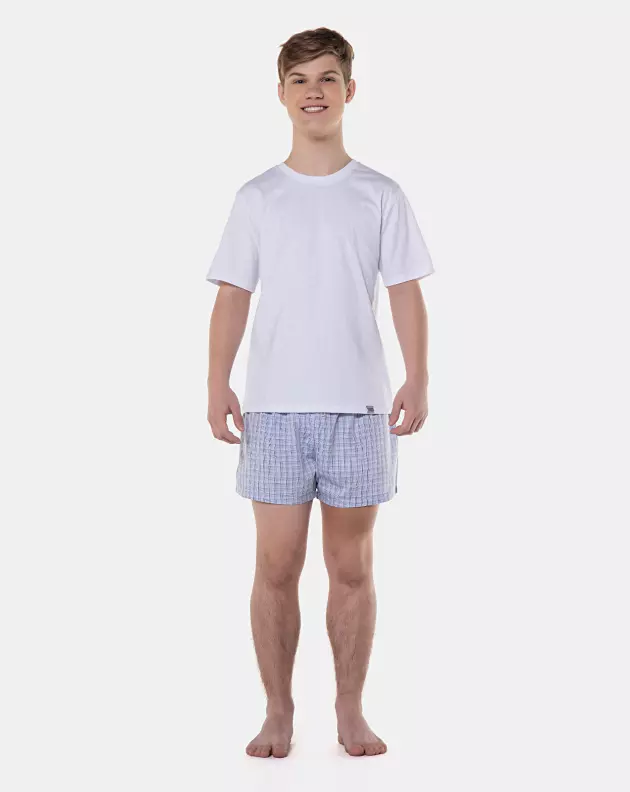 Pijama manga curta e short               