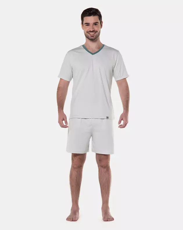 Pijama manga curta,e short     