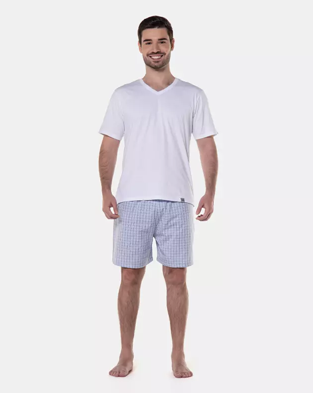 Pijama manga curta e short        