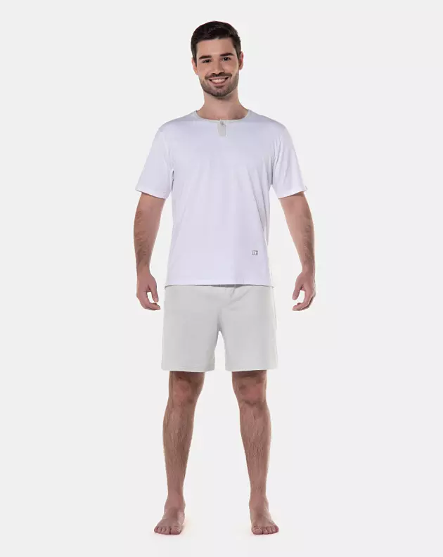 Homewear manga curta e short    