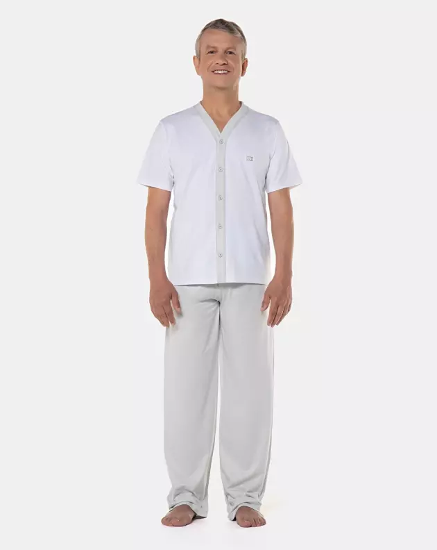 Homewear clássico manga curta e calça