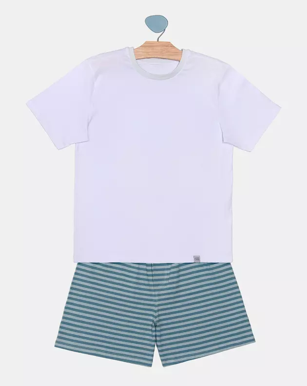 Pijama Manga Curta e Short