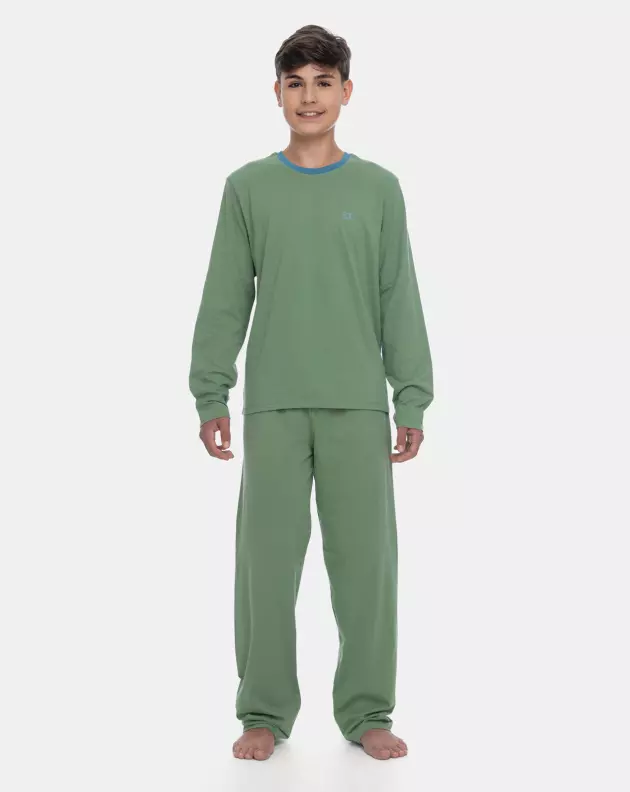 Pijama Manga Longa e Calça