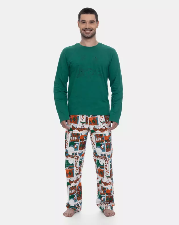 Pijama Manga Longa e Calça