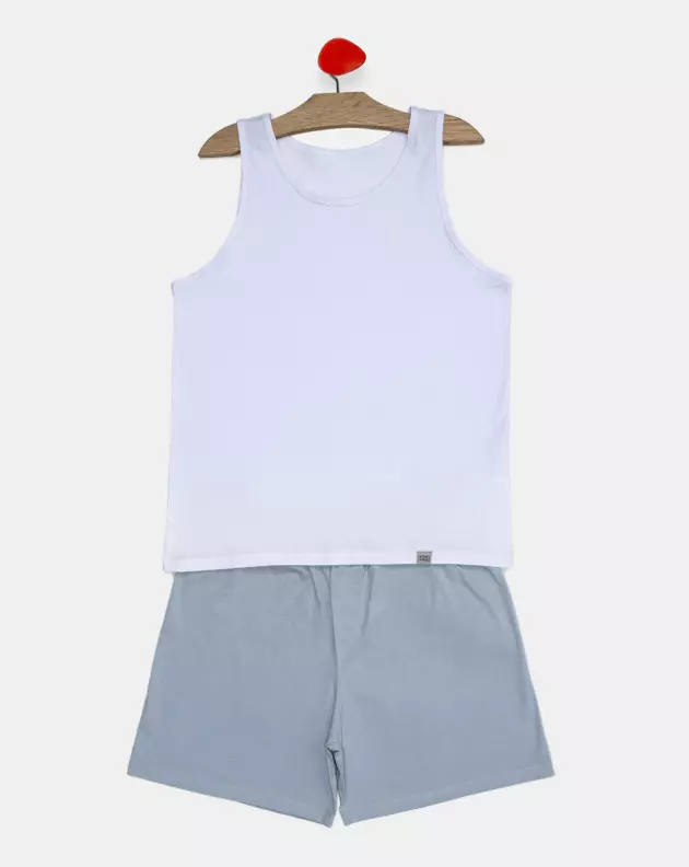 Pijama Masculino Adulto Regata e Short 