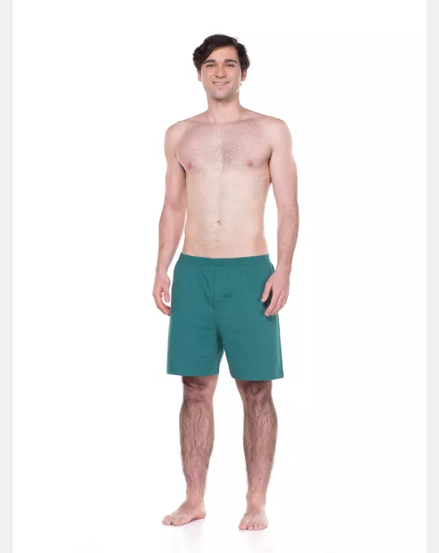 Short Masculino Adulto Cós Elástico Verde