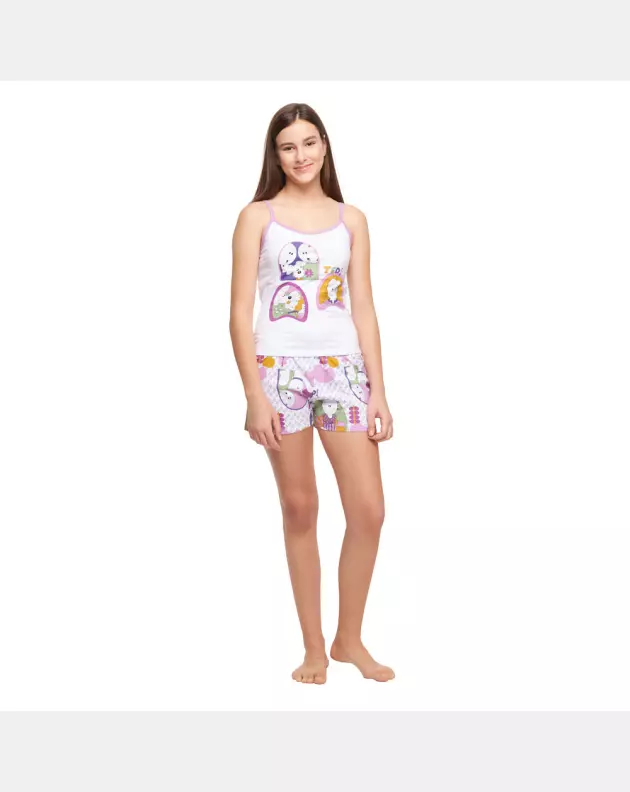 Conjunto Feminino Adulto Alça e Short