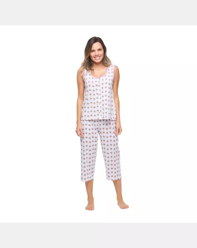 Conjunto Feminino Adulto Regata e Corsário