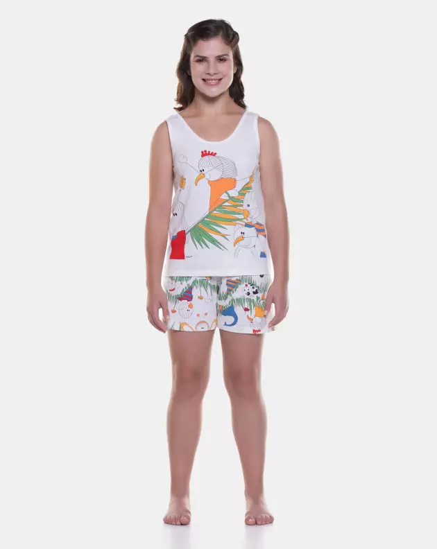 Pijama regata e short