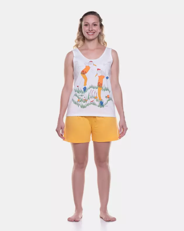 Pijama regata e short   