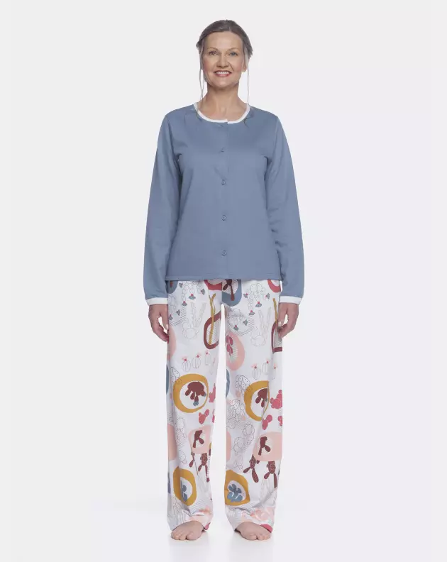 Homewear clássico manga longa e calça