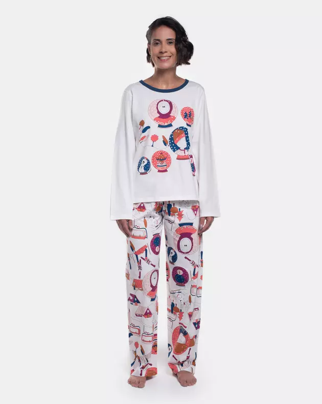 Pijama Manga Longa e Calça