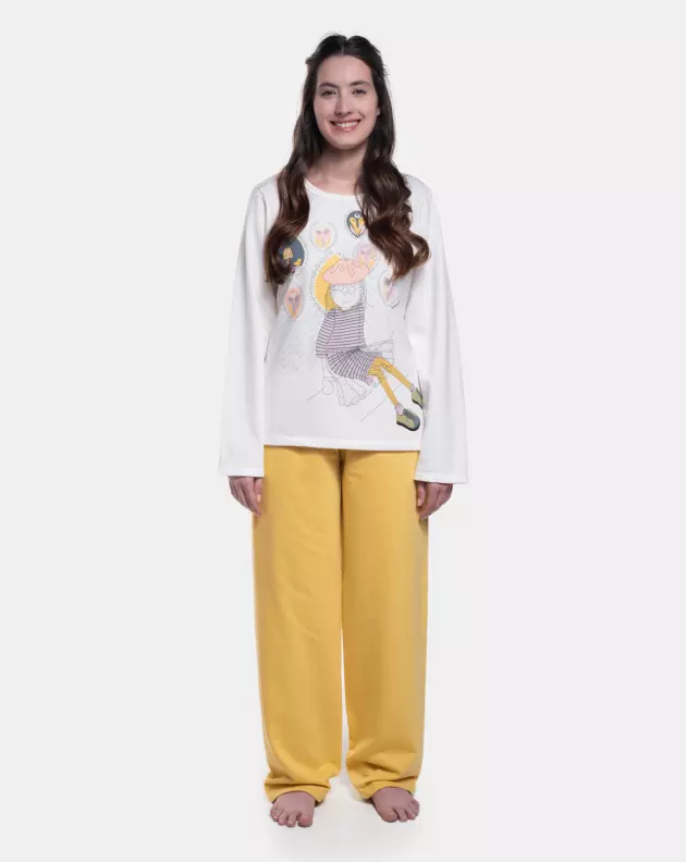 Pijama Manga Longa e Calça