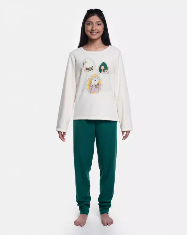 Pijama Manga Longa e Calça