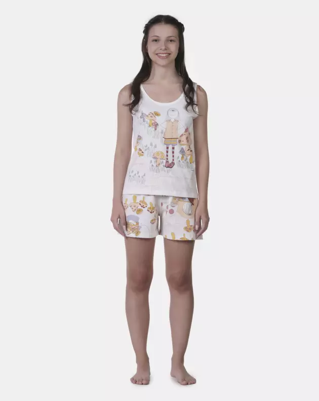 Pijama regata e short  
