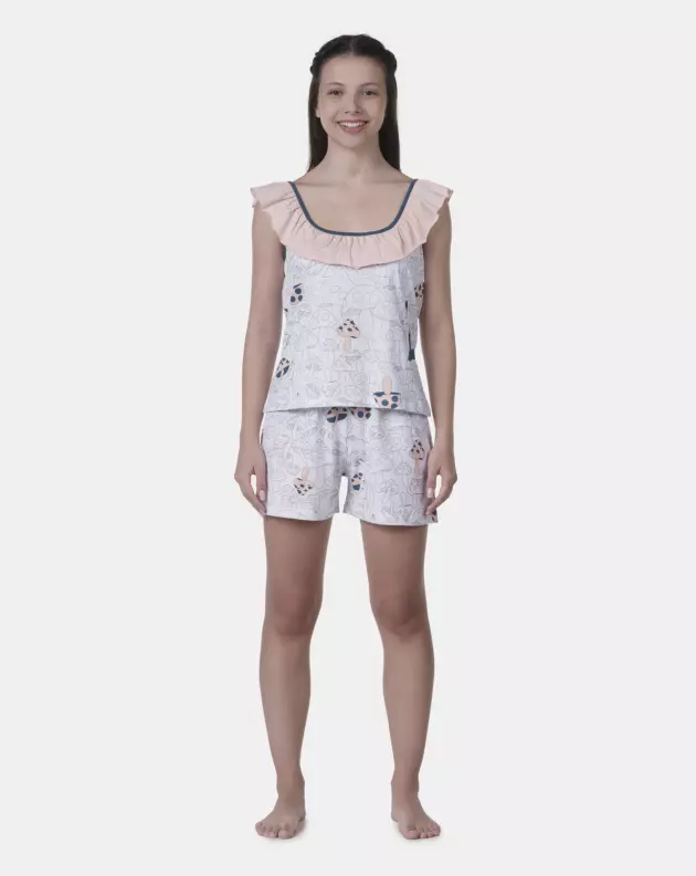 Pijama regata e short 