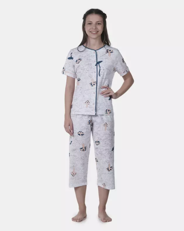 Homewear Manga Curta e Corsário