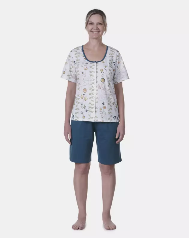 Homewear Clássico Manga Curta e Bermuda       
