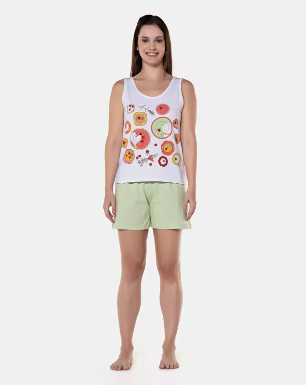Pijama regata e short             
